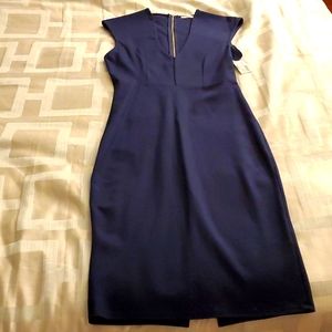 Navy Blue sleeveless dress Size Large